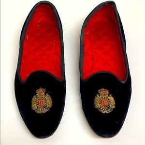 POLO Ralph Lauren Velvet Slipper Flat Loafer 10